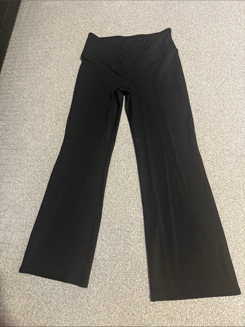 HALARA Black Wide-Leg High-Waist Lounge Pants